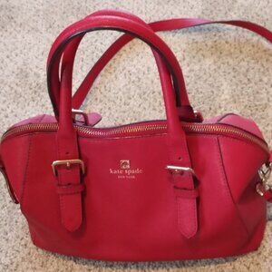 Kate Spade Red Satchel Purse